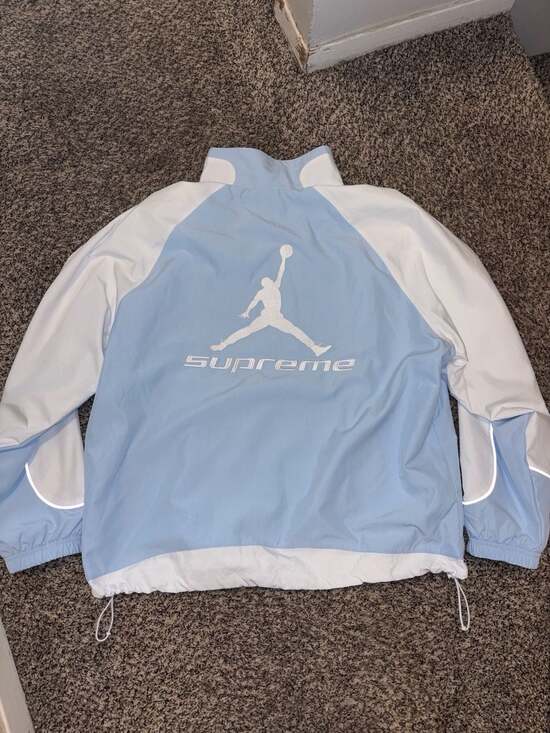 Supreme / Jordan Other - Supreme x Jordan Track Jacket White / Light Blue. NWT. Large